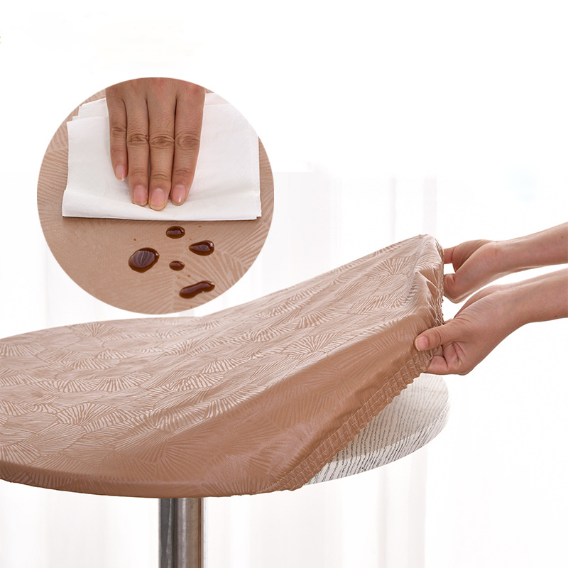 Outdoor Furniture Year Round - Manteles redondos impermeables y elásticos, con