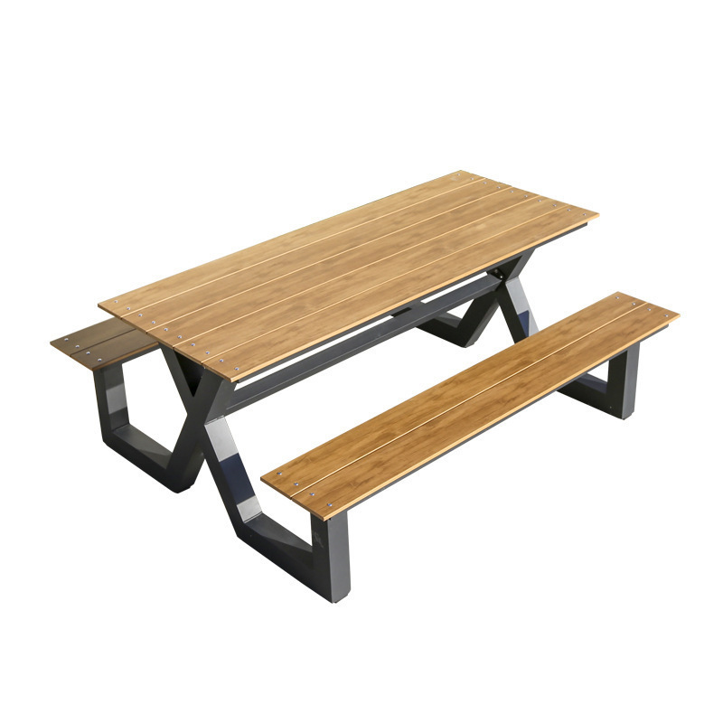 Outdoor Furniture One Piece - Banco Moderno de Madera Maciza y