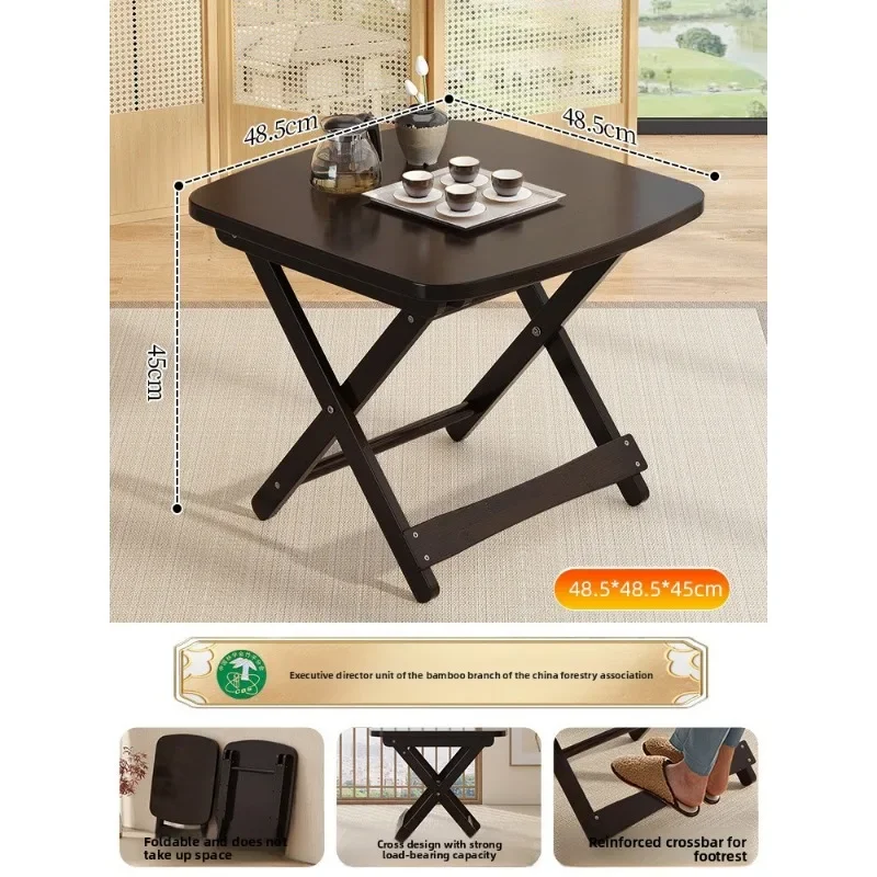 Outdoor Furniture One Piece - Mesa de Comedor Plegable Compacta, Redonda