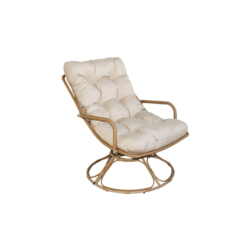 Outdoor Furniture One Piece - Sillón reclinable giratorio de ratán impermeable