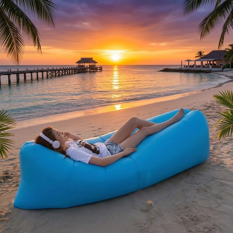 Outdoor Furniture Arhaus - Sofá Inflable Portátil, Inflado Rápido, Resistente