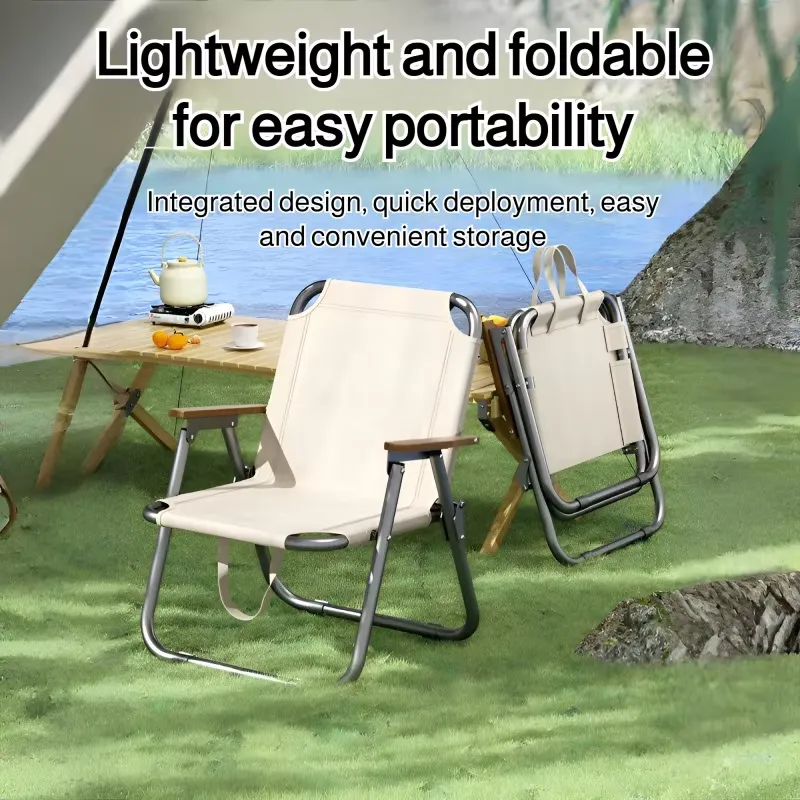 Outdoor Furniture Durable - Silla Plegable para Playa y Picnic,