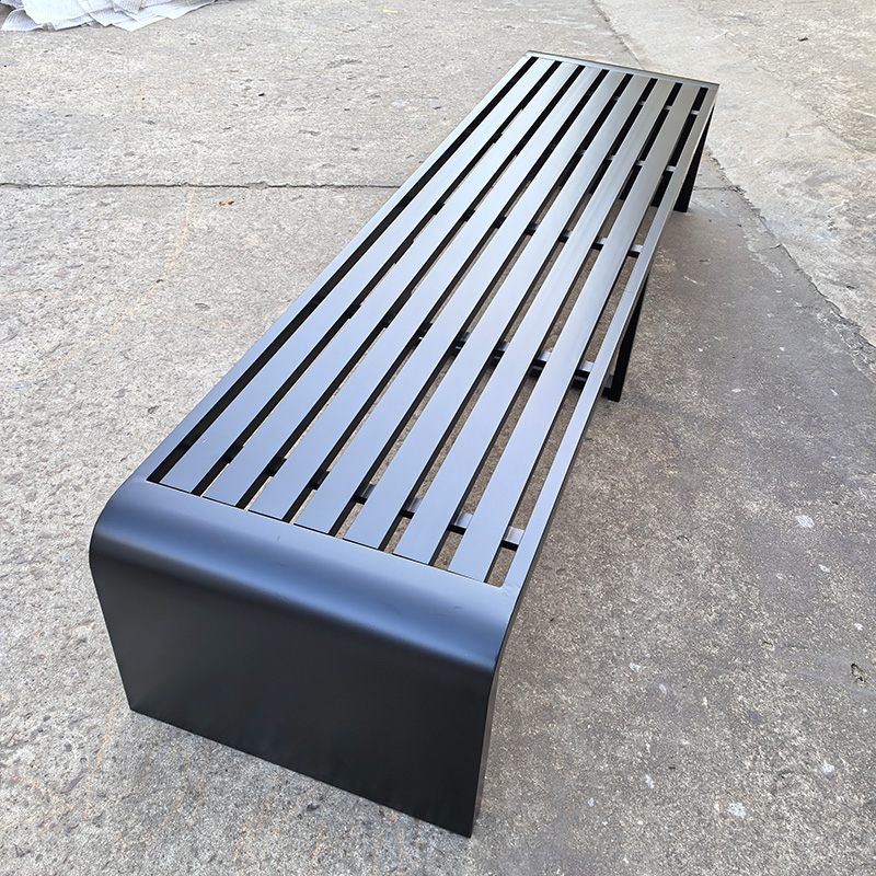 Outdoor Furniture Durable - Sillón y banco de hierro moderno