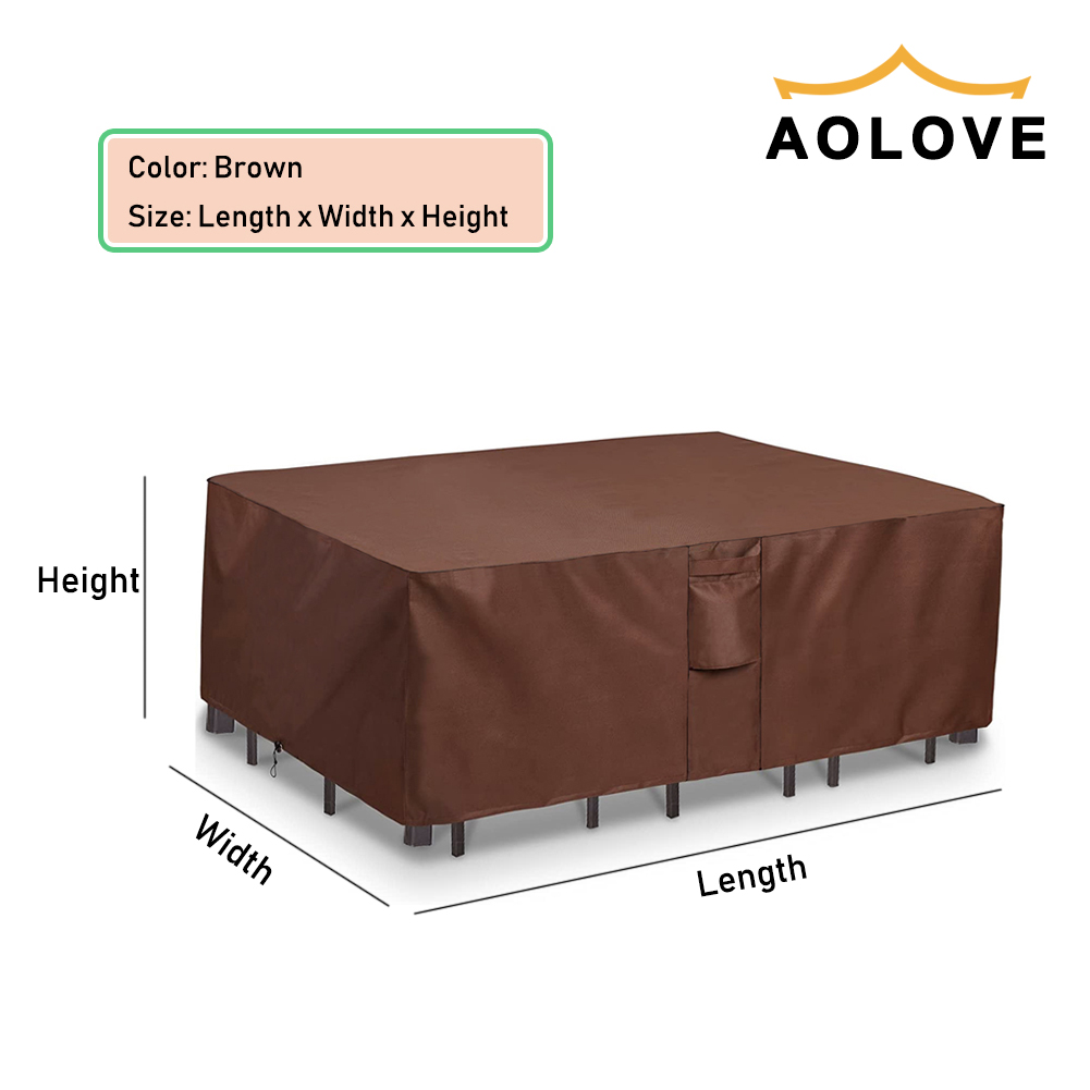 Marrón 420D HEAVY DUTY Cubiert - Outdoor Furniture Arhaus reseña y precio