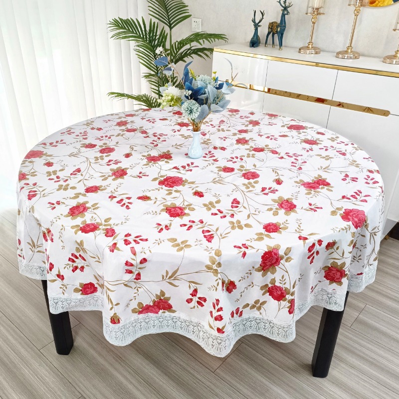 Mantel Redondo de PVC con Esta - Outdoor Furniture Year Round reseña y precio