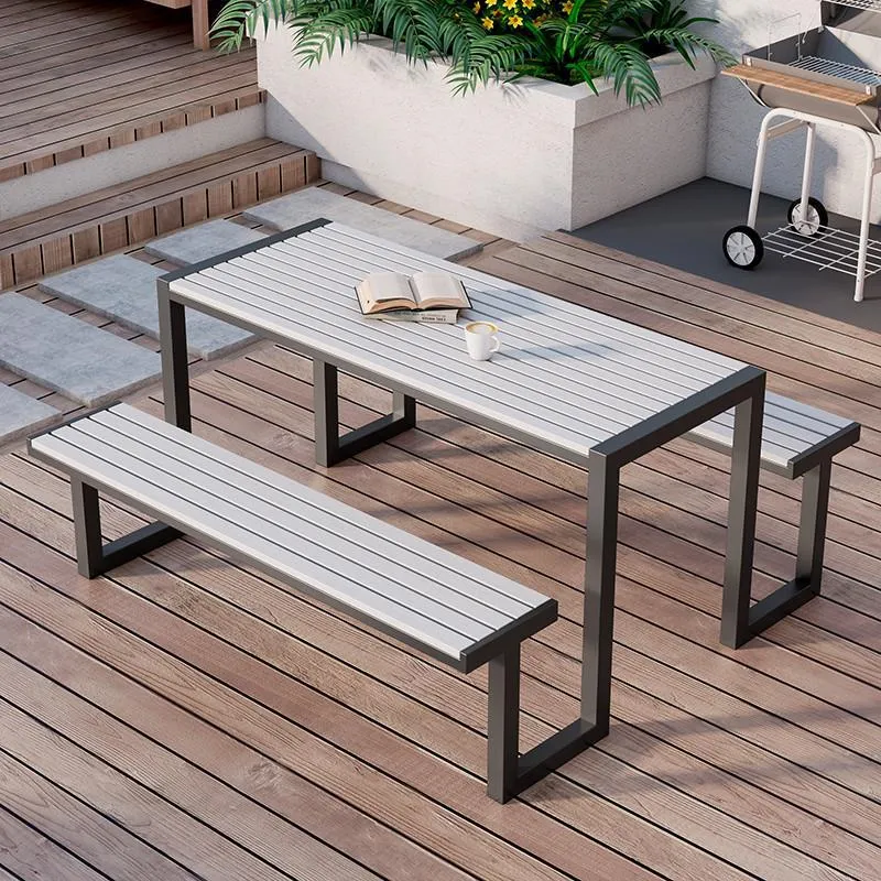Conjunto de Mesa y Sillas de E - Outdoor Furniture One Piece reseña y precio