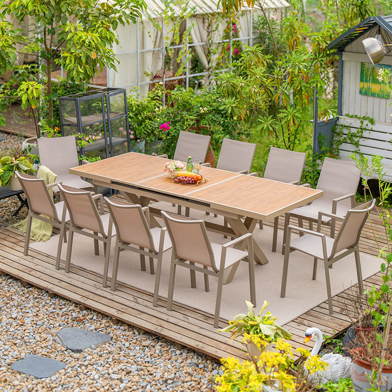 Juego de Mesa de Jardín de Alu - Outdoor Furniture Durable reseña y precio