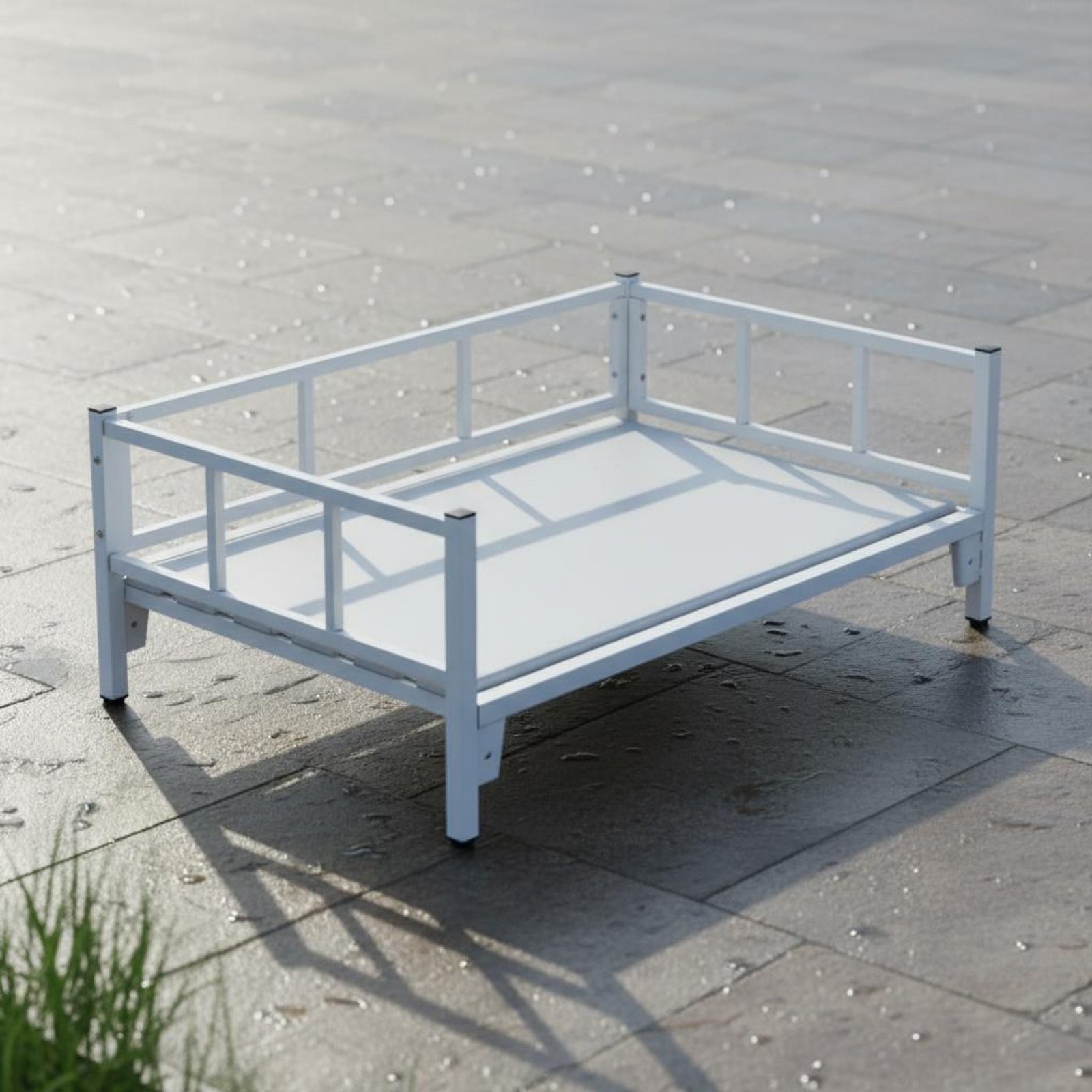 Cama elevada para perros, cuna - Outdoor Furniture Year Round reseña y precio
