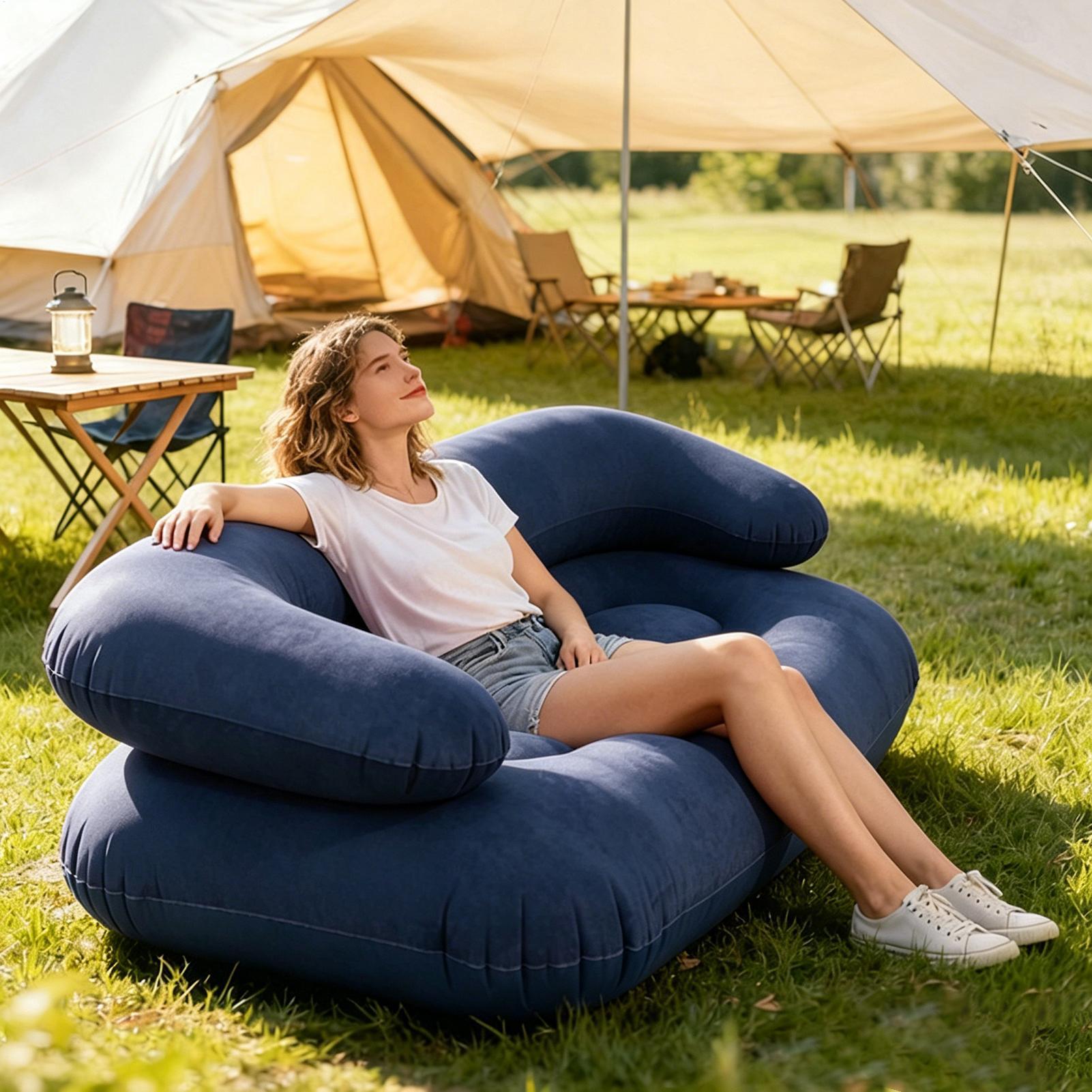 Sofá Inflable Doble de Dos Pla - Outdoor Furniture Arhaus reseña y precio