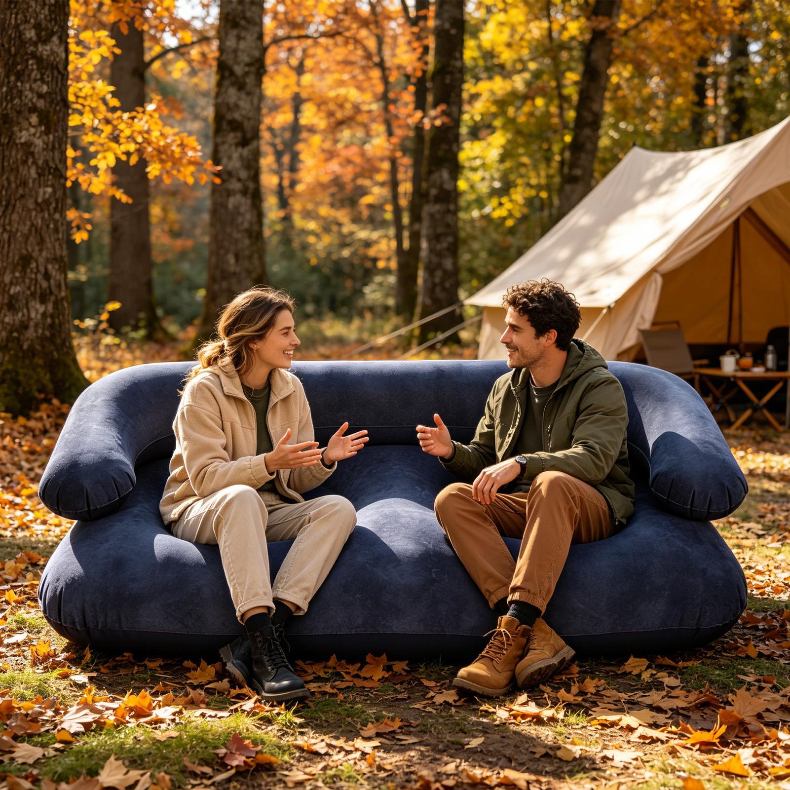 Sofá Inflable Doble de Dos Pla - Outdoor Furniture Arhaus reseña y precio