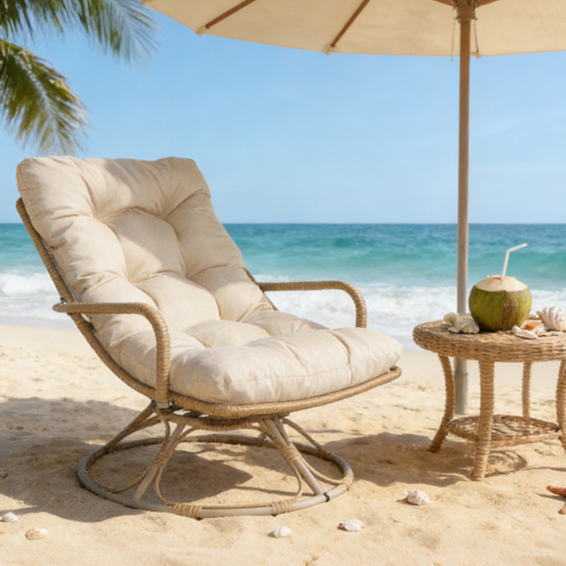 Sillón reclinable giratorio de - Outdoor Furniture One Piece reseña y precio