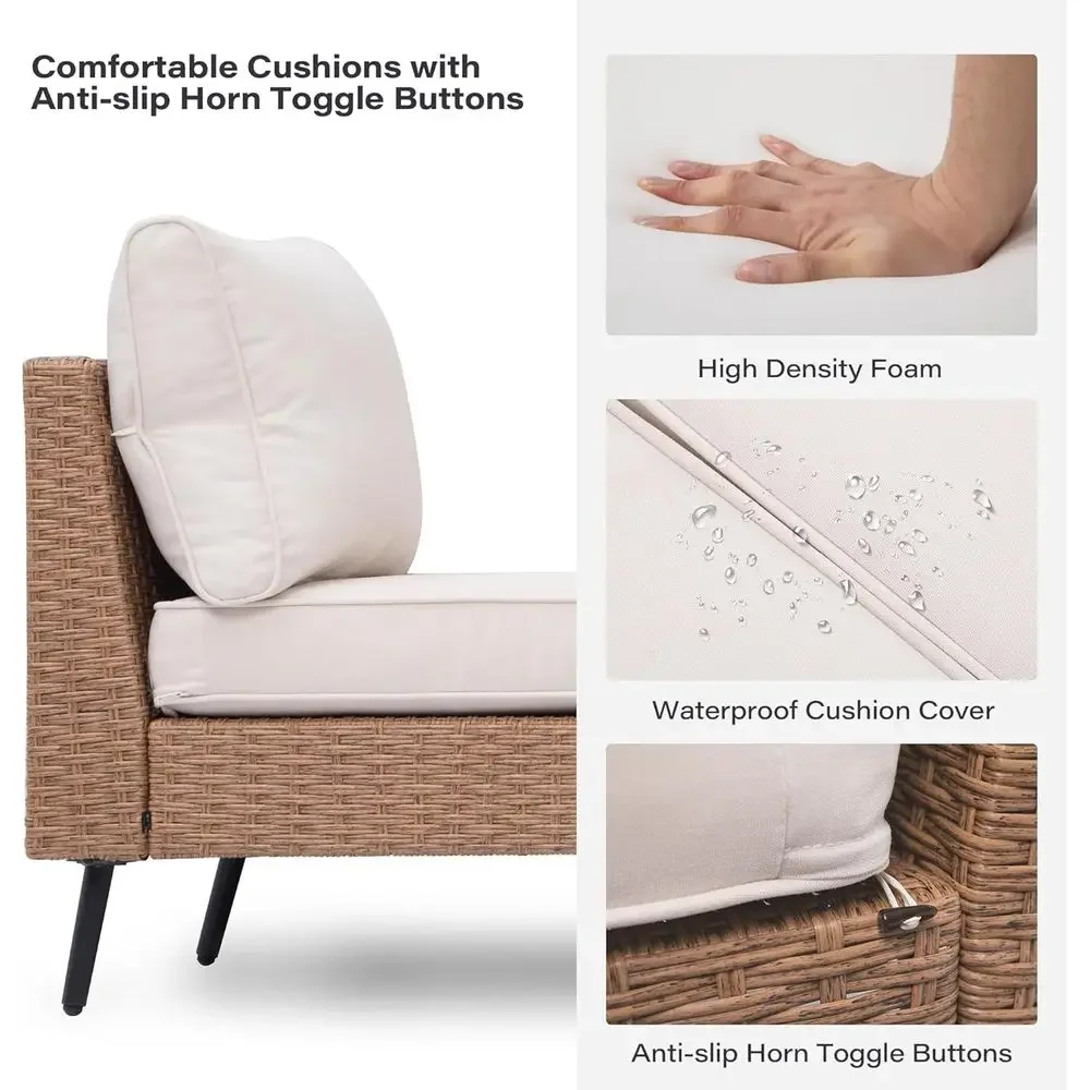 Juego de Sofás Seccionales de  - Outdoor Furniture One Piece reseña y precio