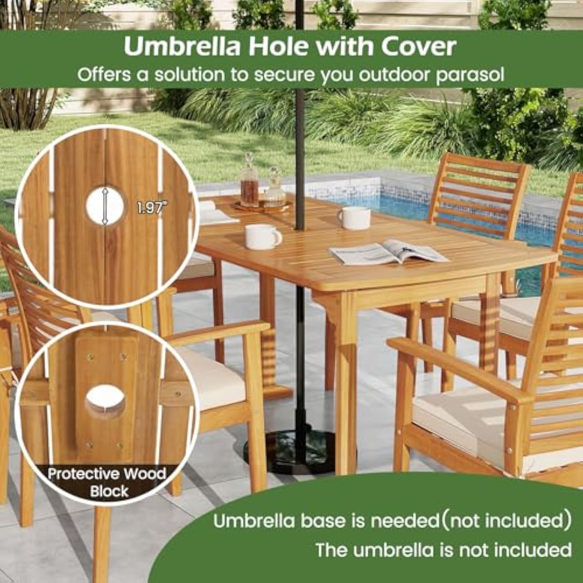 Conjunto de comedor para exter - Outdoor Furniture One Piece reseña y precio