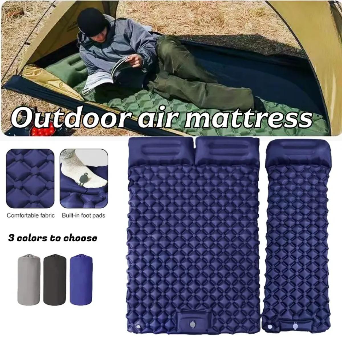 Colchón de aire inflable indiv - Outdoor Rug Waterproof reseña y precio
