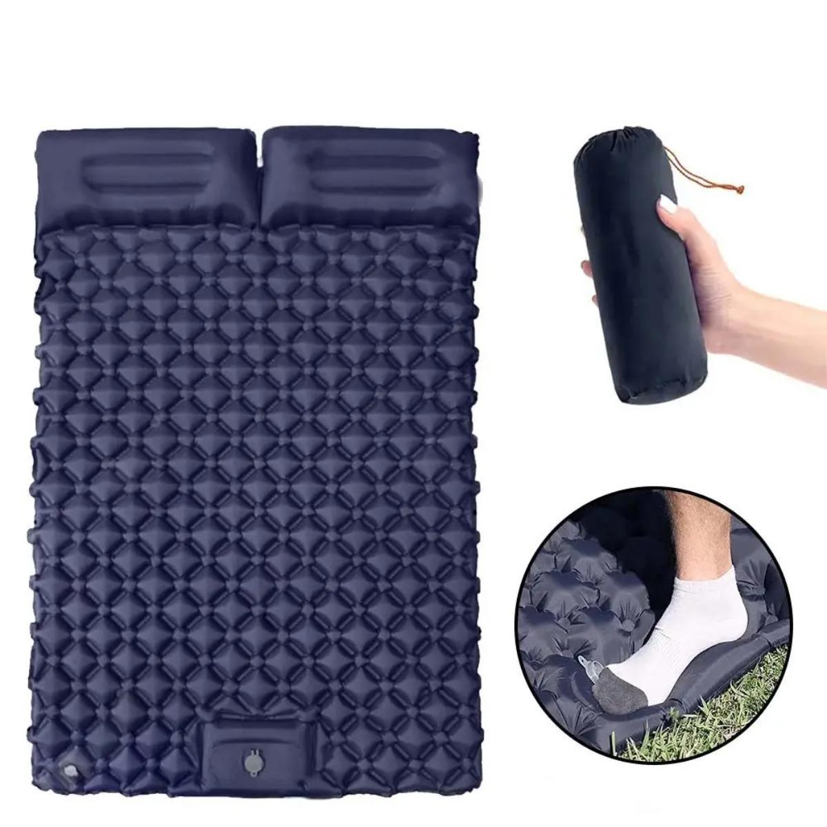 Colchón de aire inflable indiv - Outdoor Rug Waterproof reseña y precio