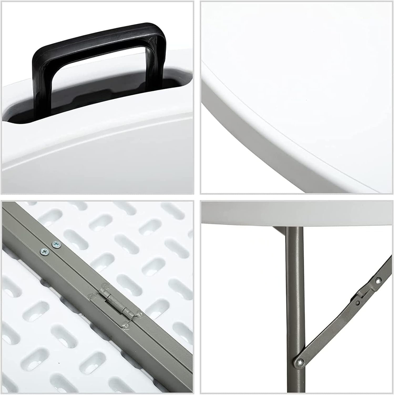 Mesa Redonda Plegable de Plást - Outdoor Furniture Durable reseña y precio