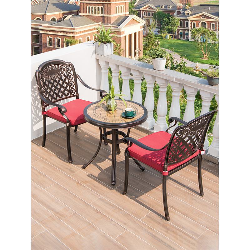 Mesa y sillas de patio de alum - Outdoor Furniture One Piece reseña y precio